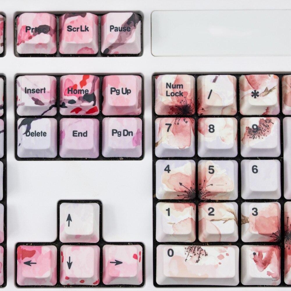 OEM Profile PBT 5 faces Dye Sublimation Keycaps