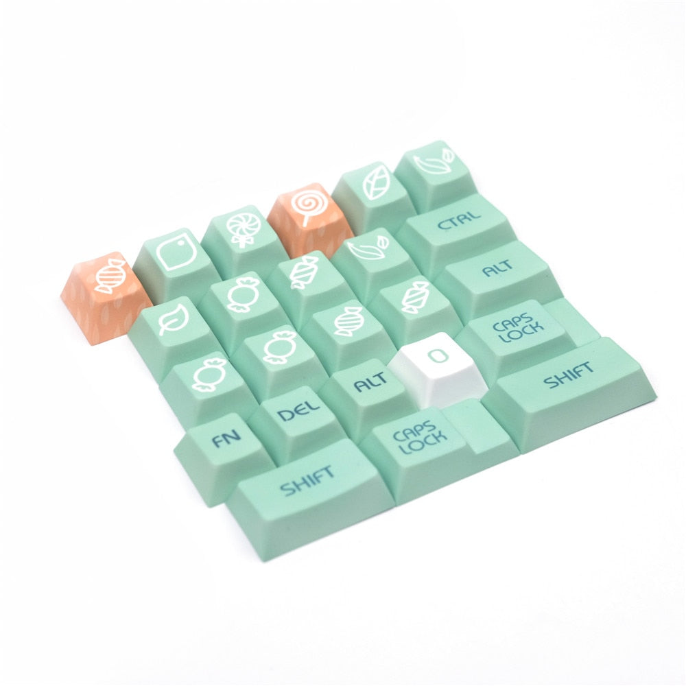 Mint Milk Cherry Profile Keycaps