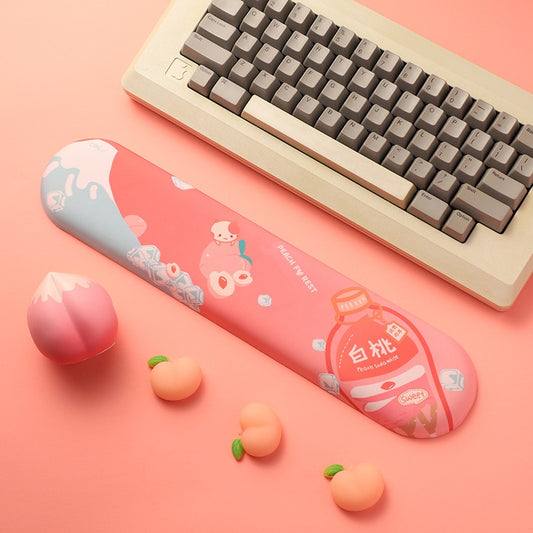 Peach Drink Wrist Rest Pad