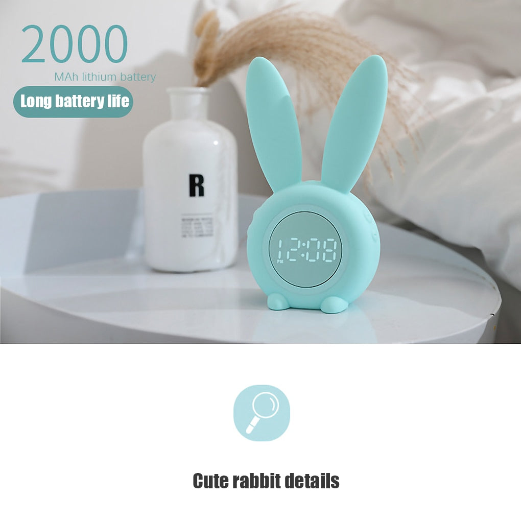 LED Voice control Animals Alarm Clocks