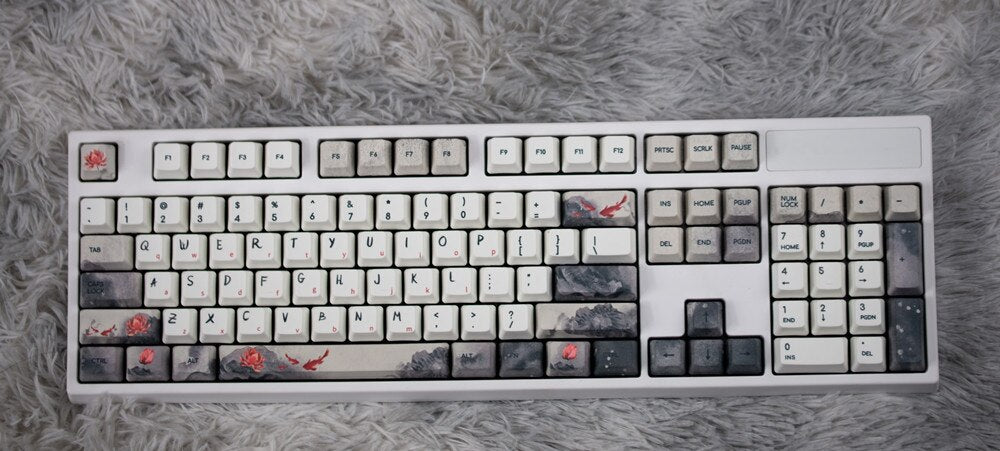 Fine Koi Keycaps PBT 5 Faces Keycaps ملف تعريف OEM