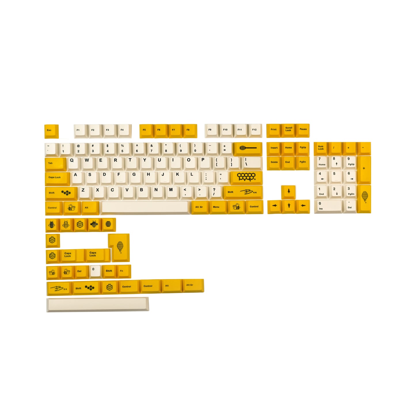 Bumblebee PBT Keycaps