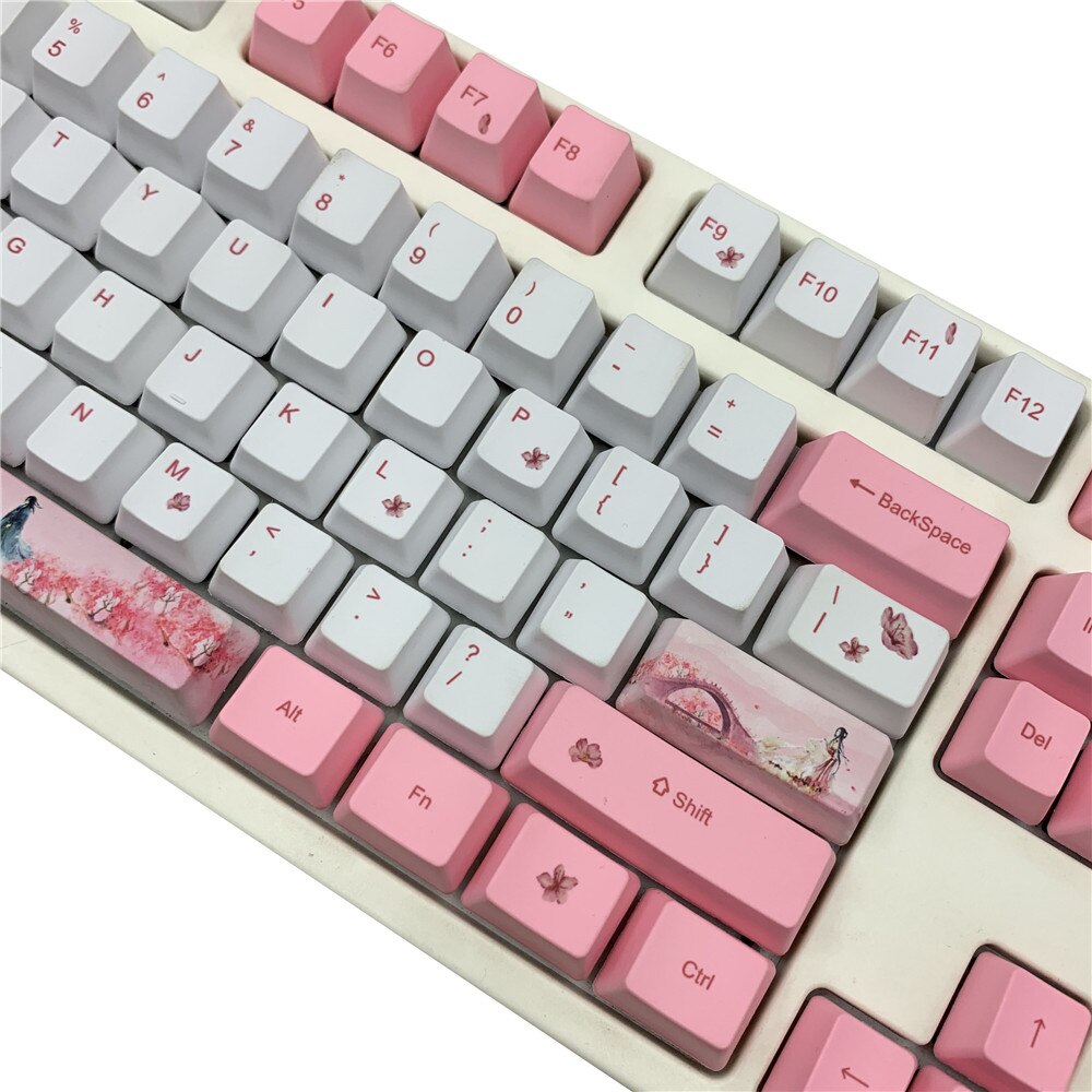 Sakura OEM PBT Keycaps