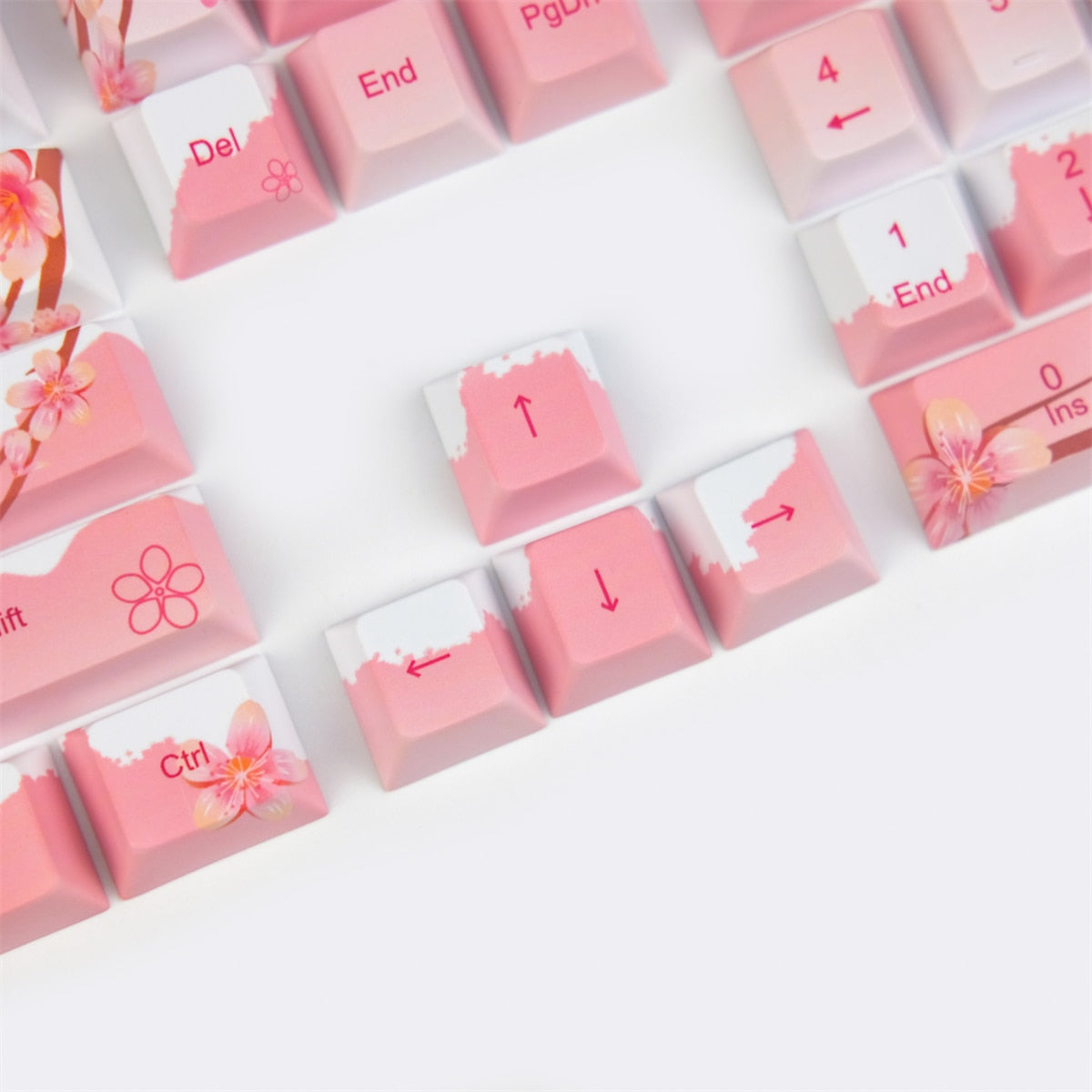 Sakura Keycaps PBT 5 Face Cherry Profile Keycaps