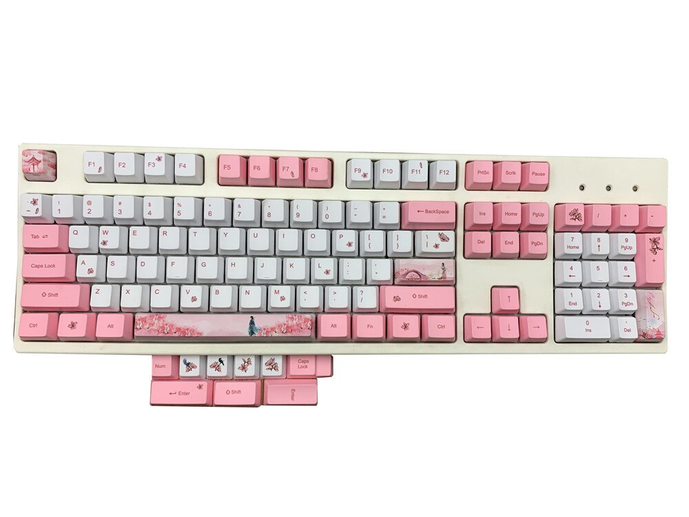 Sakura OEM PBT Keycaps