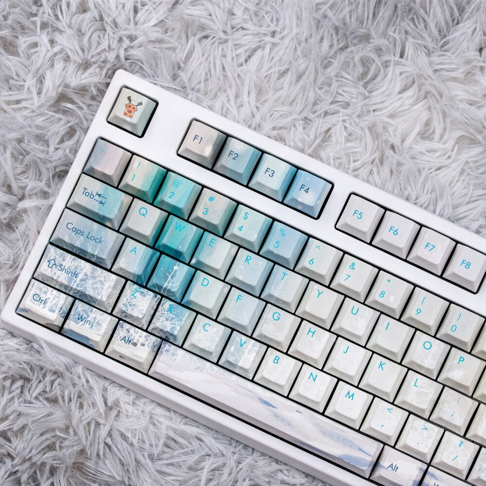 Winter Deer Keycaps PBT Cherry Profile Keycaps