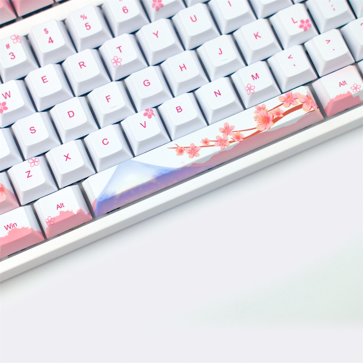 Sakura Keycaps PBT 5 Face Cherry Profile Keycaps