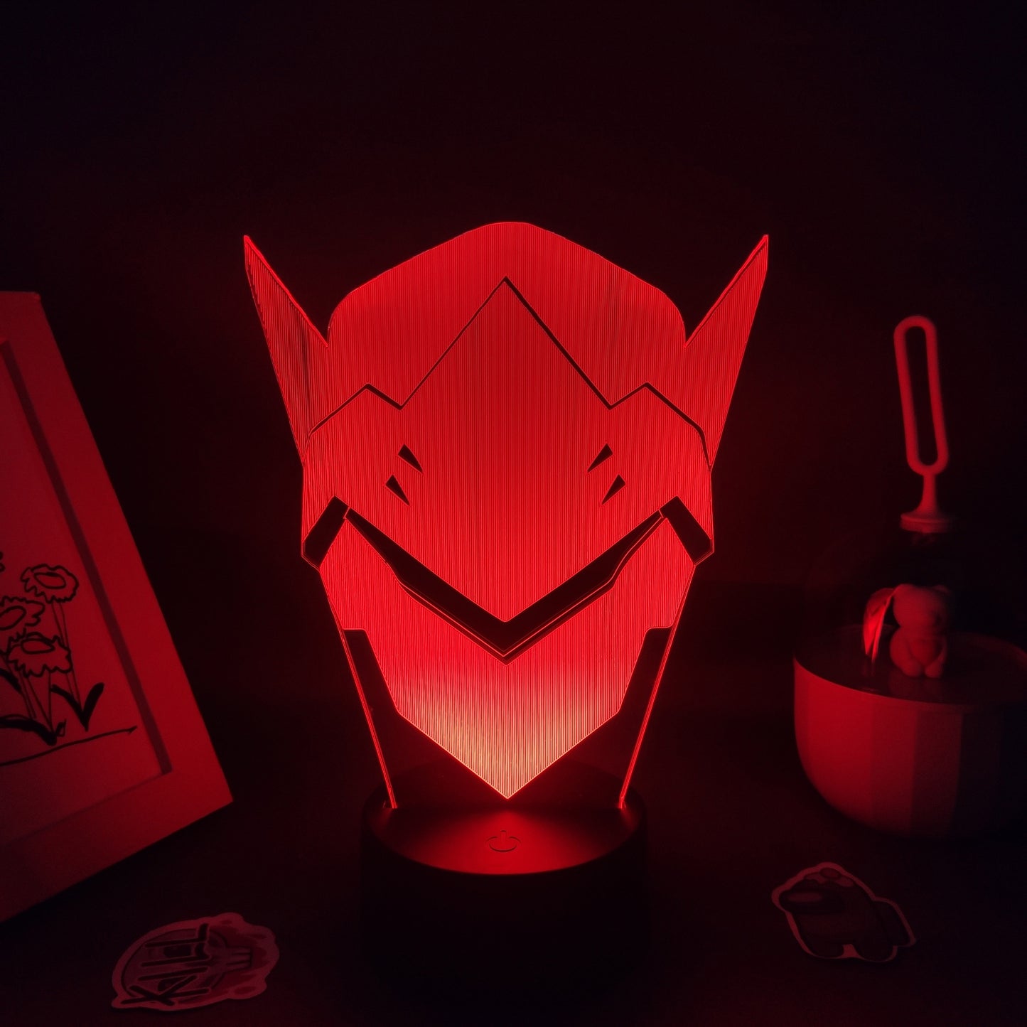 OW Game Figure Shimada Genji 3D Lamps