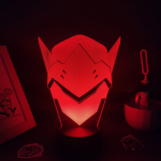 OW Game Figure Shimada Genji 3D Lamps