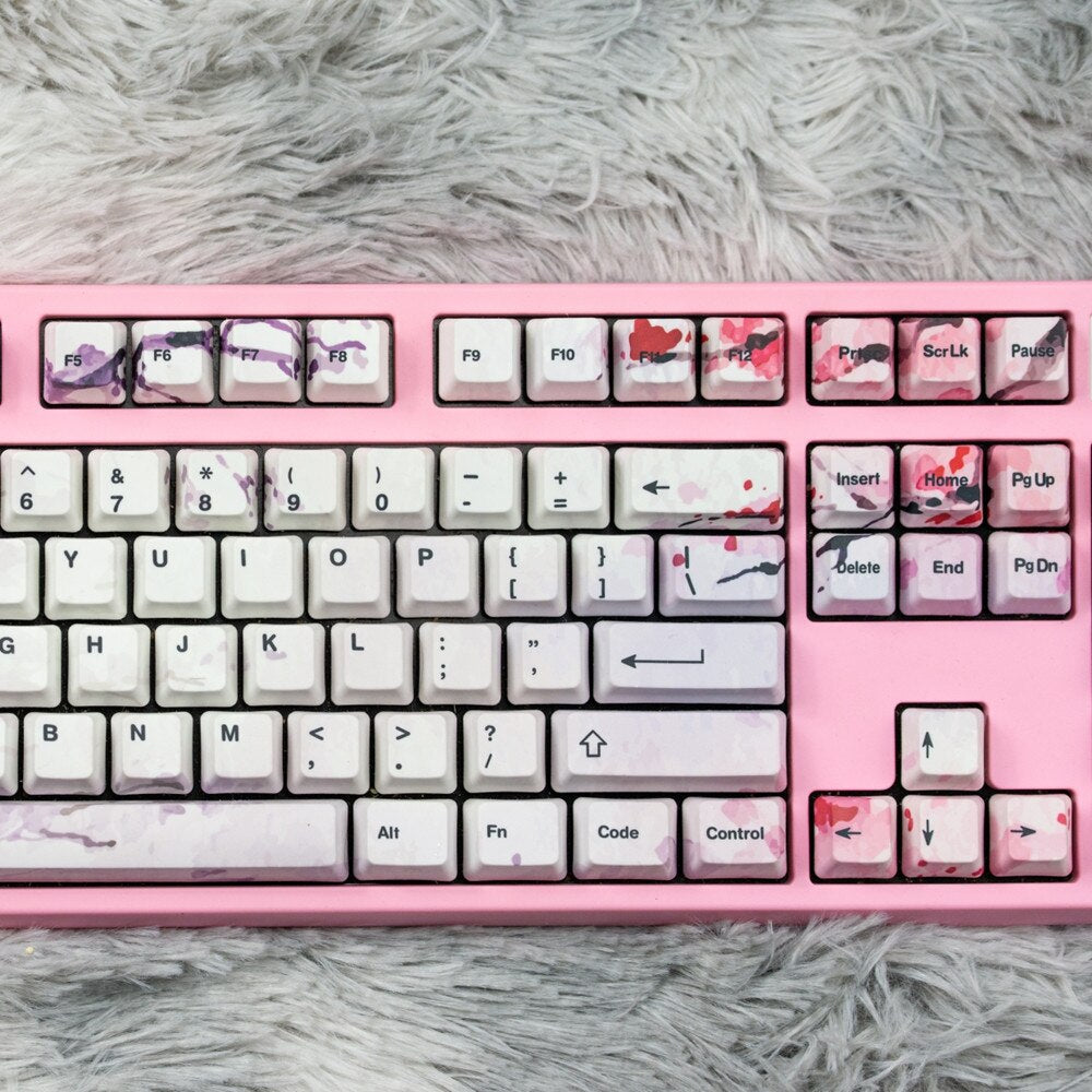 OEM Profile PBT 5 faces Dye Sublimation Keycaps