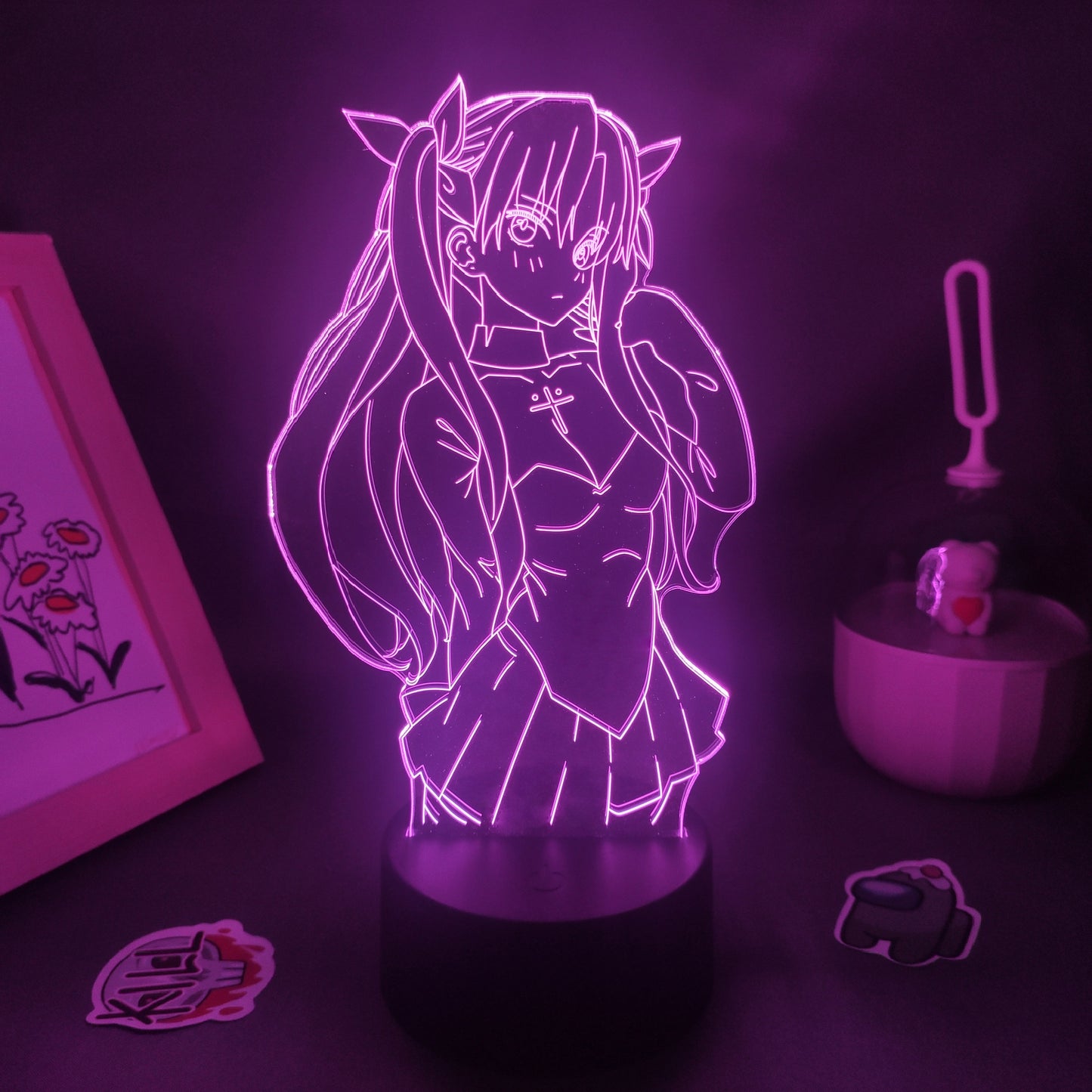 Tohsaka Rin Fate Stay 3D Lava Lamps