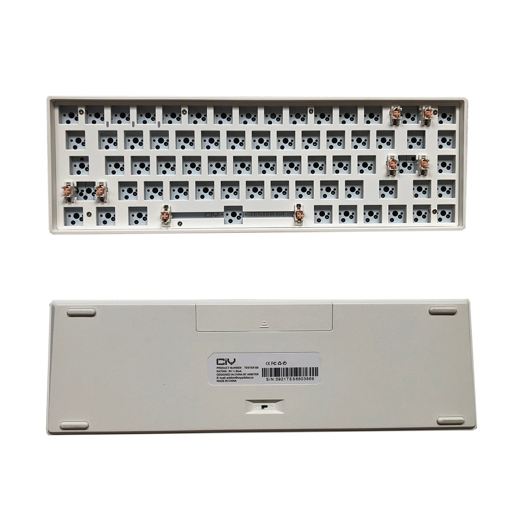 TESTER 68 Keys White Wireless