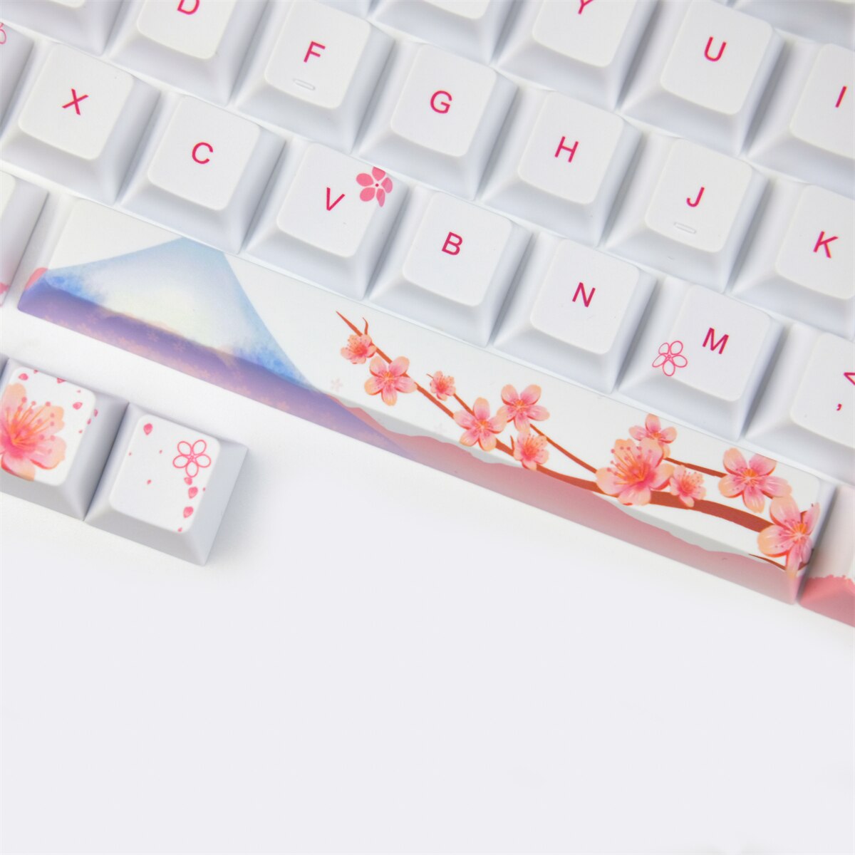 Sakura Keycaps PBT 5 Face Cherry Profile Keycaps