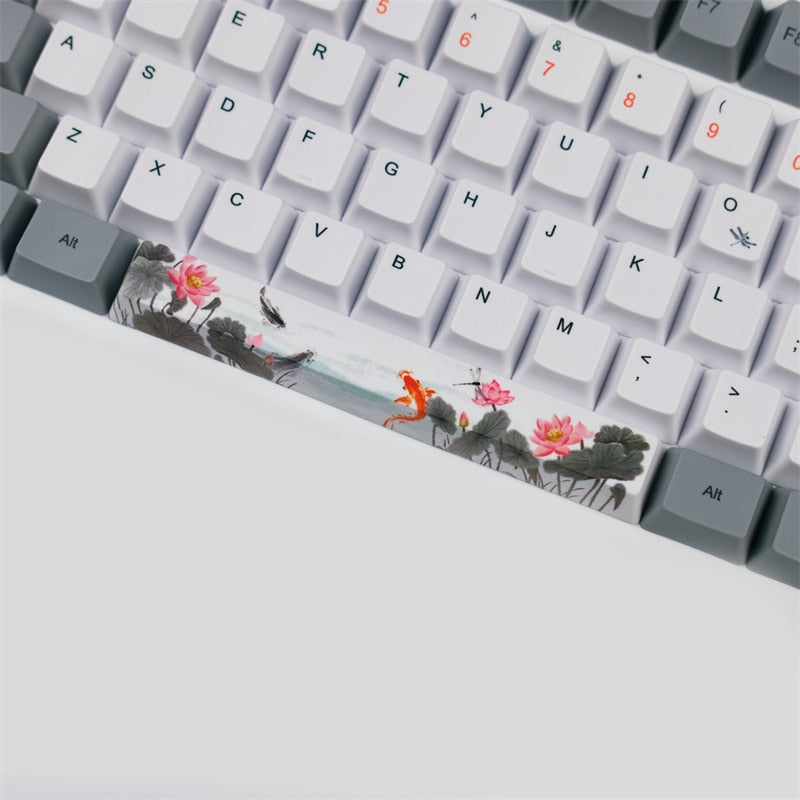 Fish Retro Dye Sublimation PBT Keycaps OEM Profile