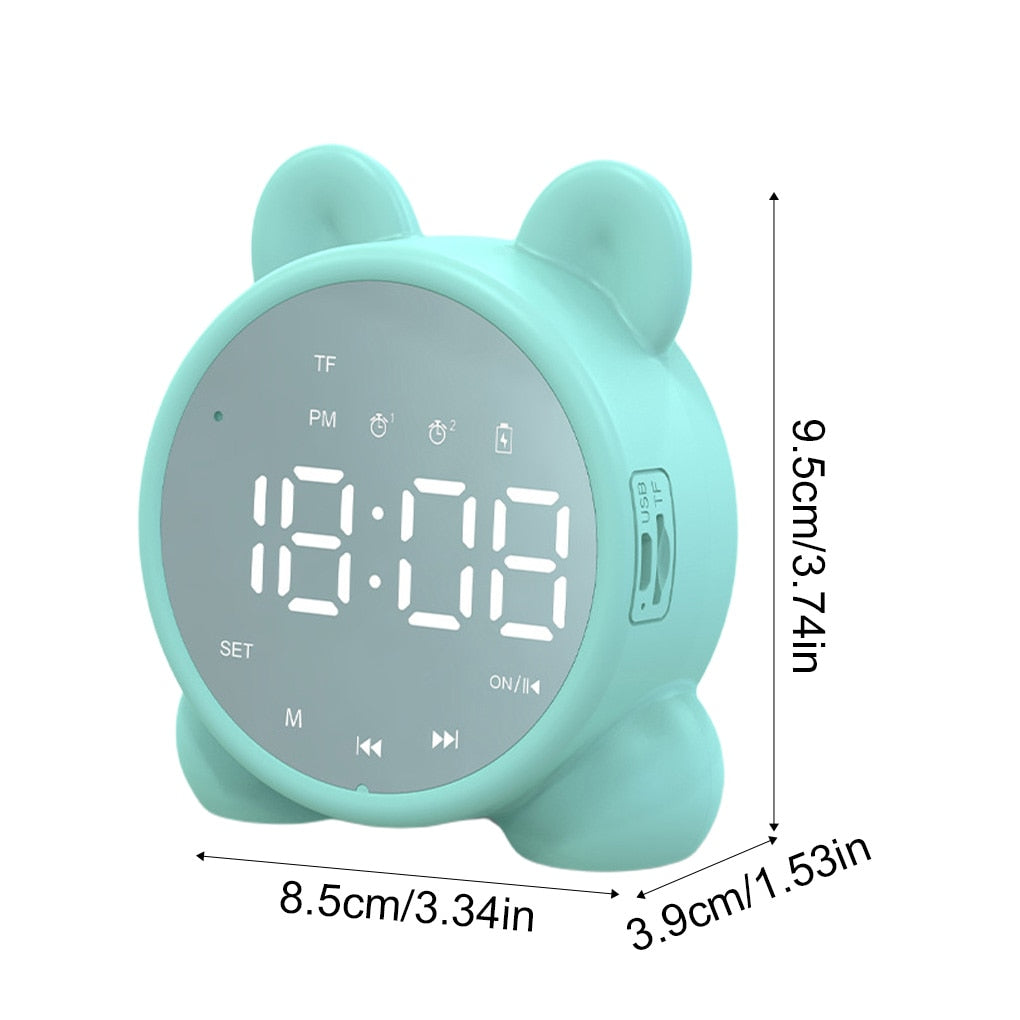 LED Voice control Animals Alarm Clocks