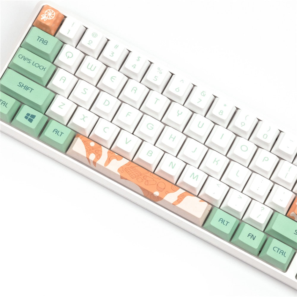 Mint Milk Cherry Profile Keycaps