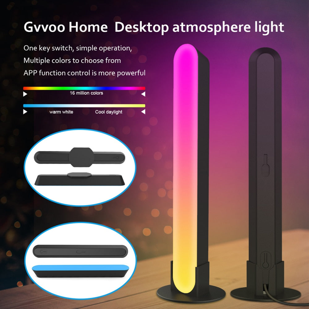 WiFi Smart 2 LED Light RGB Bars - Music Synchronization