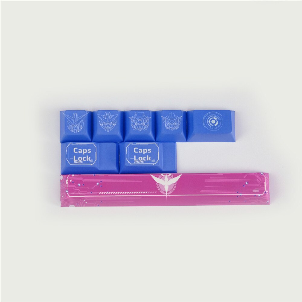 Gundam Solider Keycaps Cherry Profile PBT