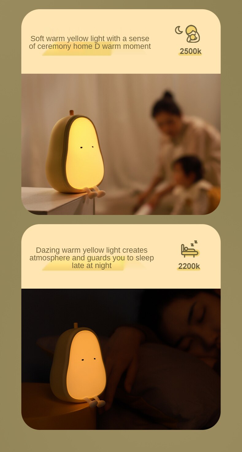 Pear Night Light