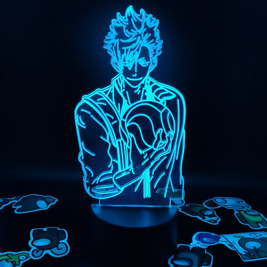 Haikyuu Kuroo Tetsurou Figure 3D Night Lights