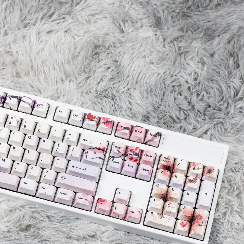 OEM Profile PBT 5 faces Dye Sublimation Keycaps