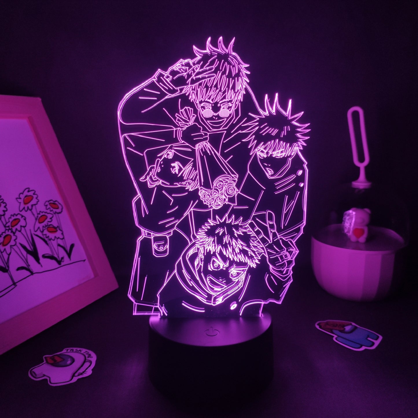 Jujutsu Kaisen Figure Yuji Itadori Gojo Satoru Team Lamps