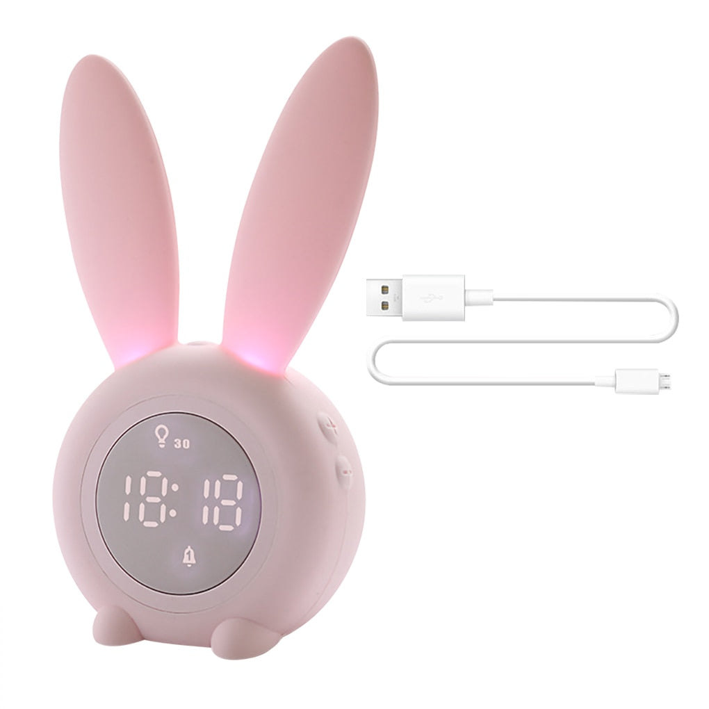 LED Voice control Animals Alarm Clocks