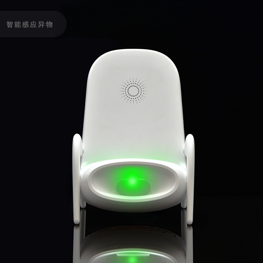 Chair Wireless Charger with Sound Amplifier