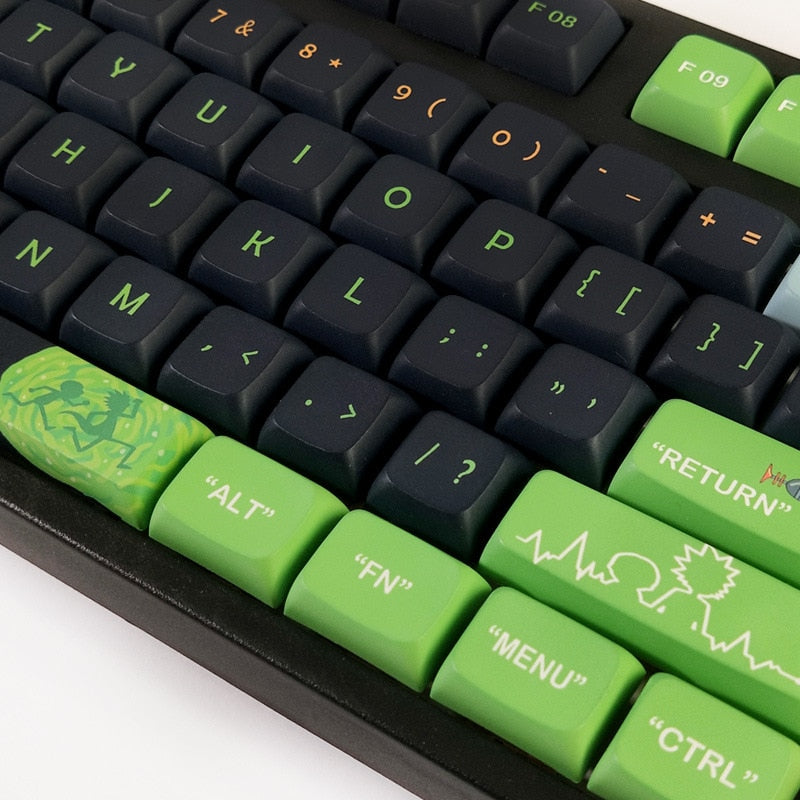 Rick & Morty PBT Keycaps XDA Profile