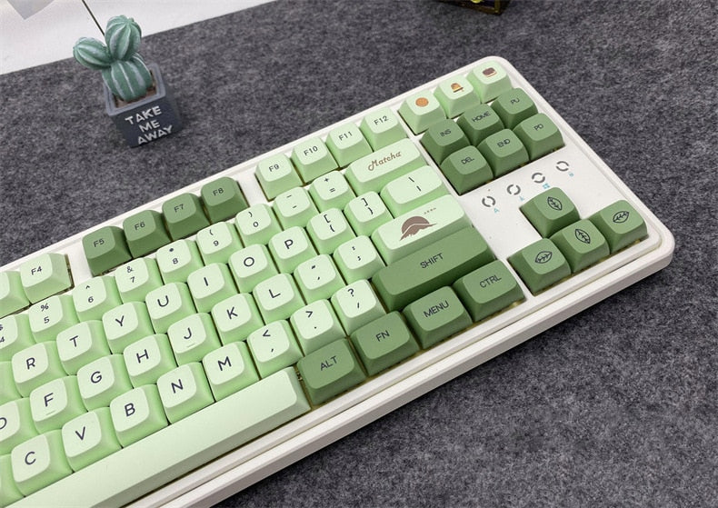 Matcha Green Keycaps PBT XDA