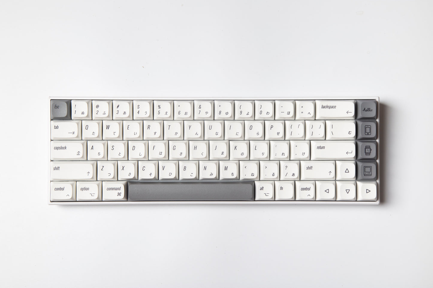 Minimalist White Style PBT Keycap XDA Profile Keycaps