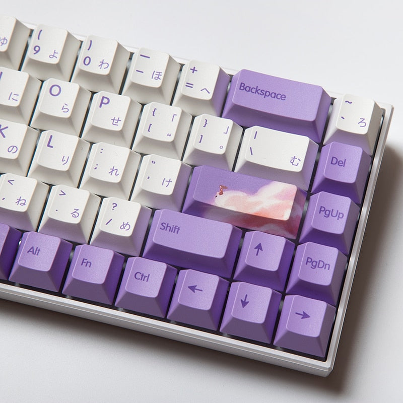 غيوم أرجوانية PBT Cherry Profile Keycaps