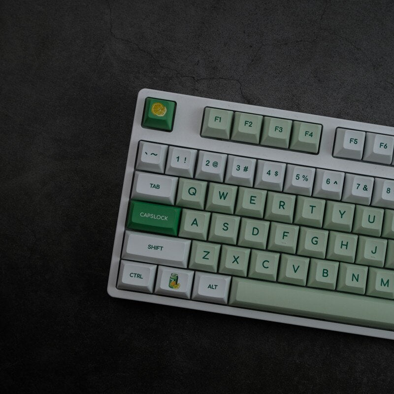 Lemonade Keycaps PBT KCA Profile