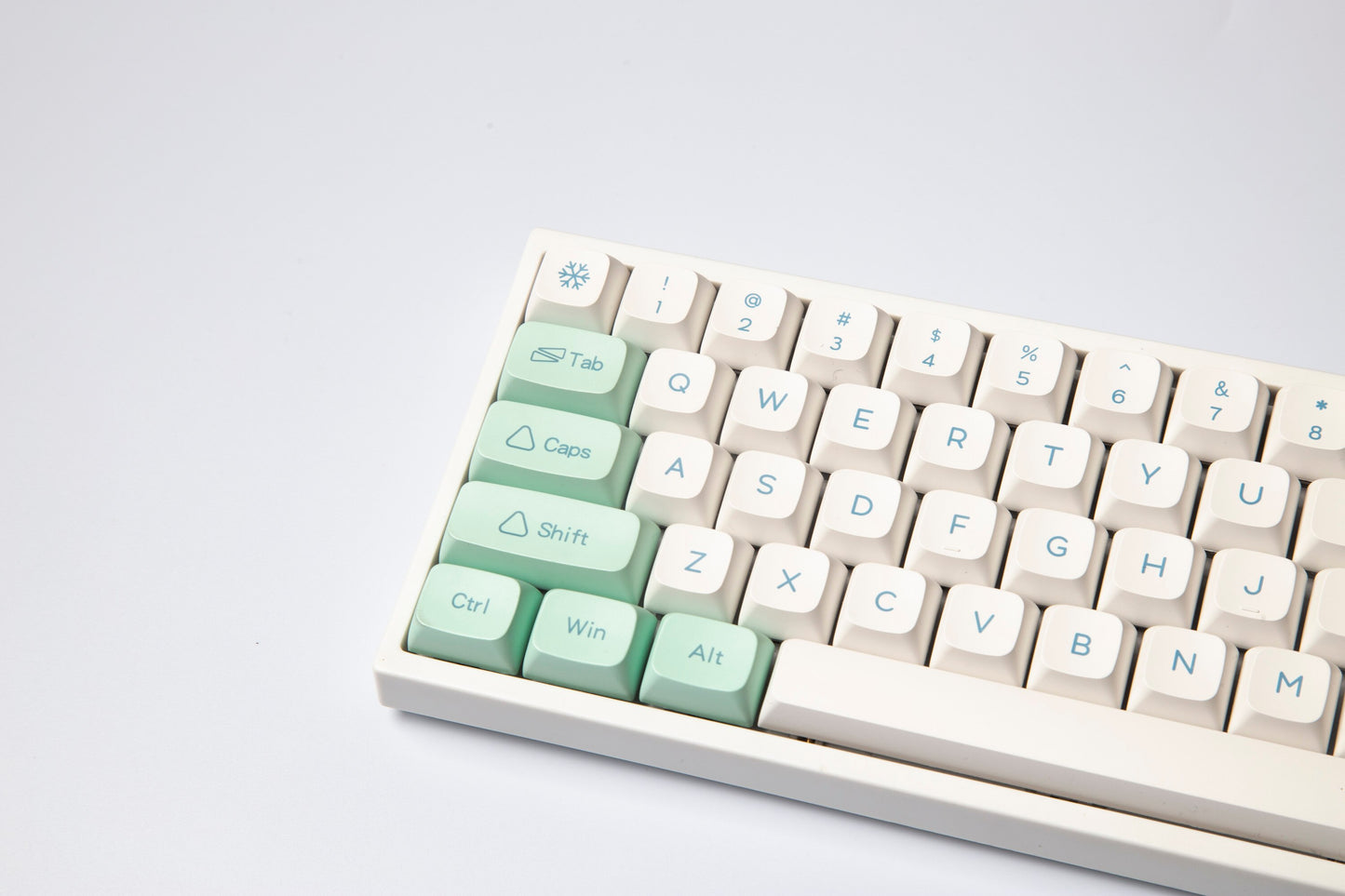 Ice Mint Keycaps PBT XDA Profile