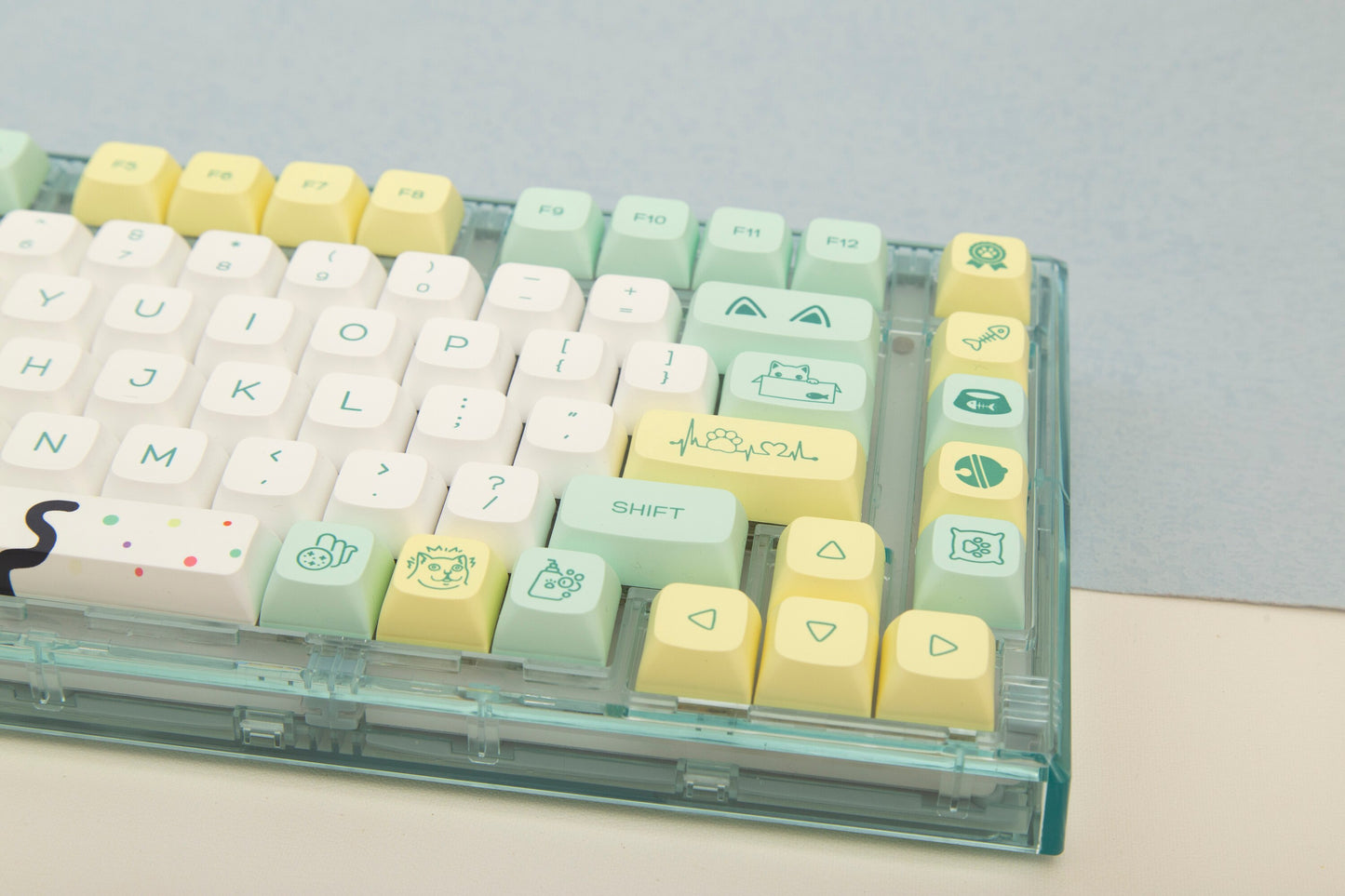 ملف تعريف Nada Cat PBT Keycaps XDA