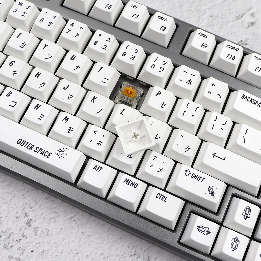 الملف الشخصي الكرز الفضاء الخارجي PBT Keycaps