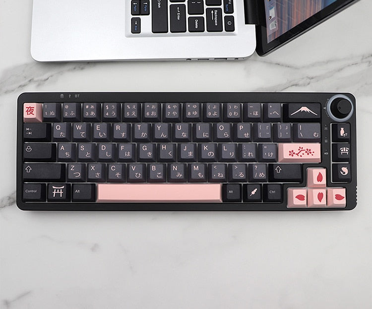 Nightsakura Cherry Profile PBT Keycaps