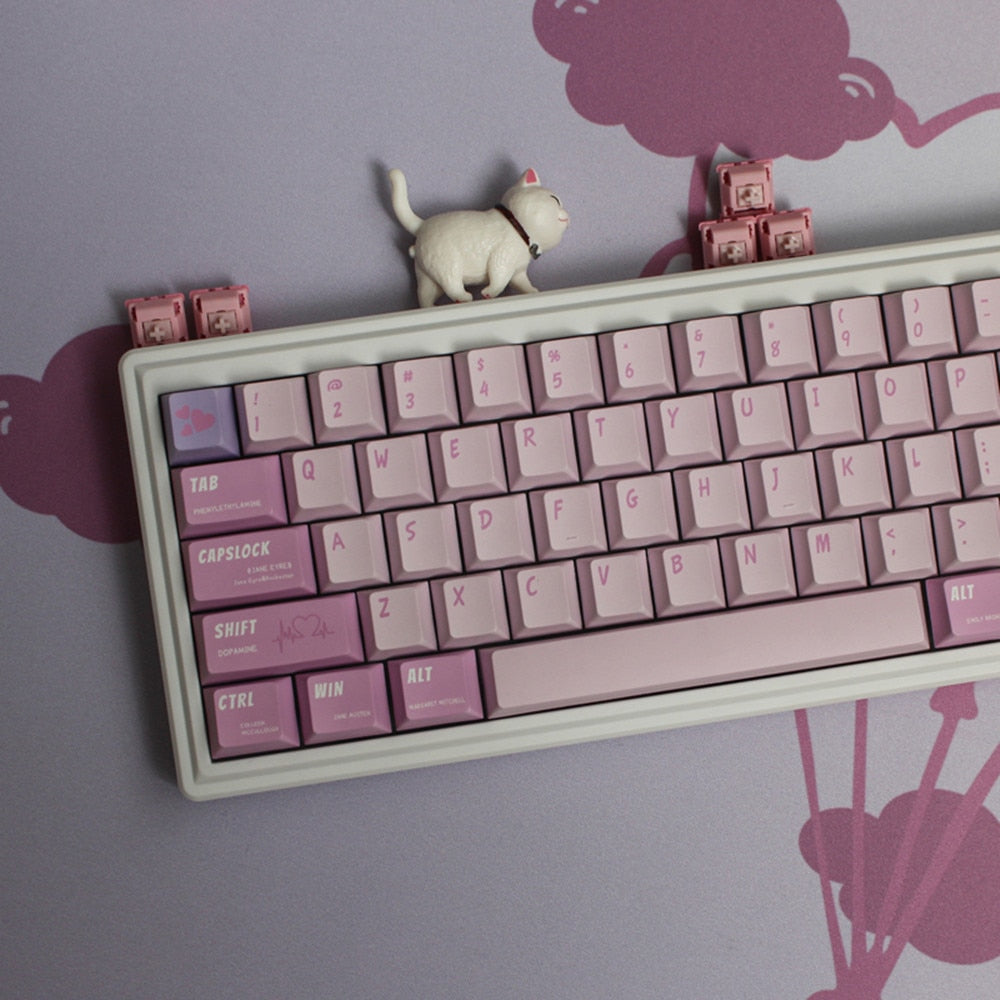 Romantic Crush Cherry Profile Keycaps