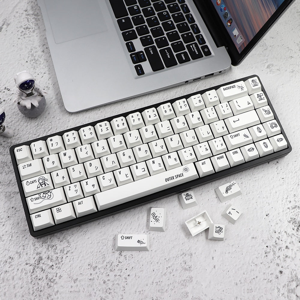 الملف الشخصي الكرز الفضاء الخارجي PBT Keycaps