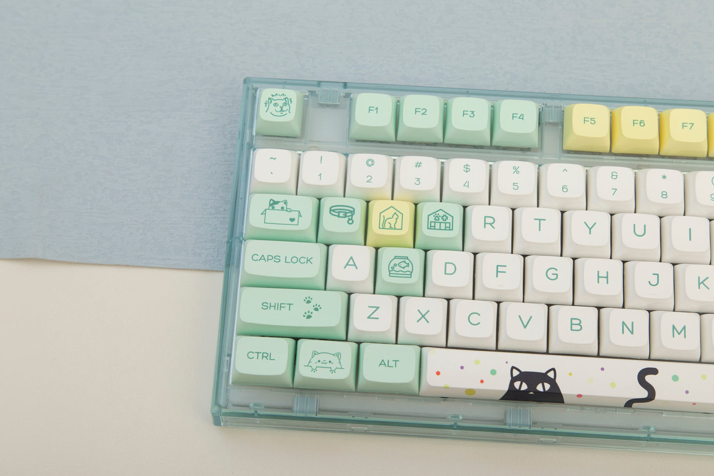 ملف تعريف Nada Cat PBT Keycaps XDA