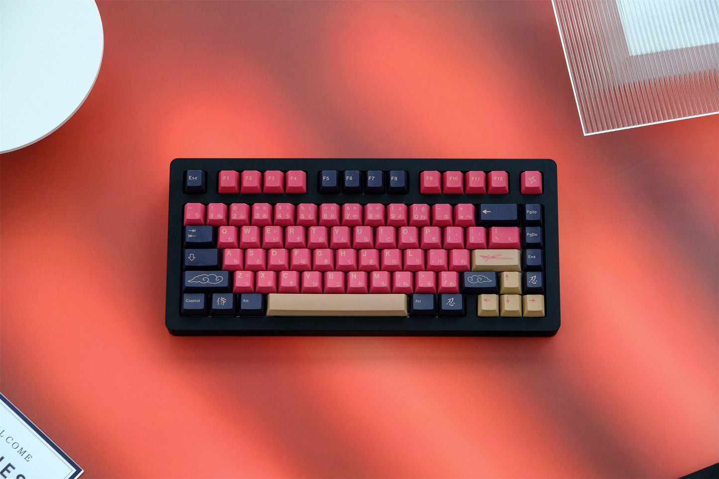 Red Samurai Keycaps PBT Cherry Keycaps