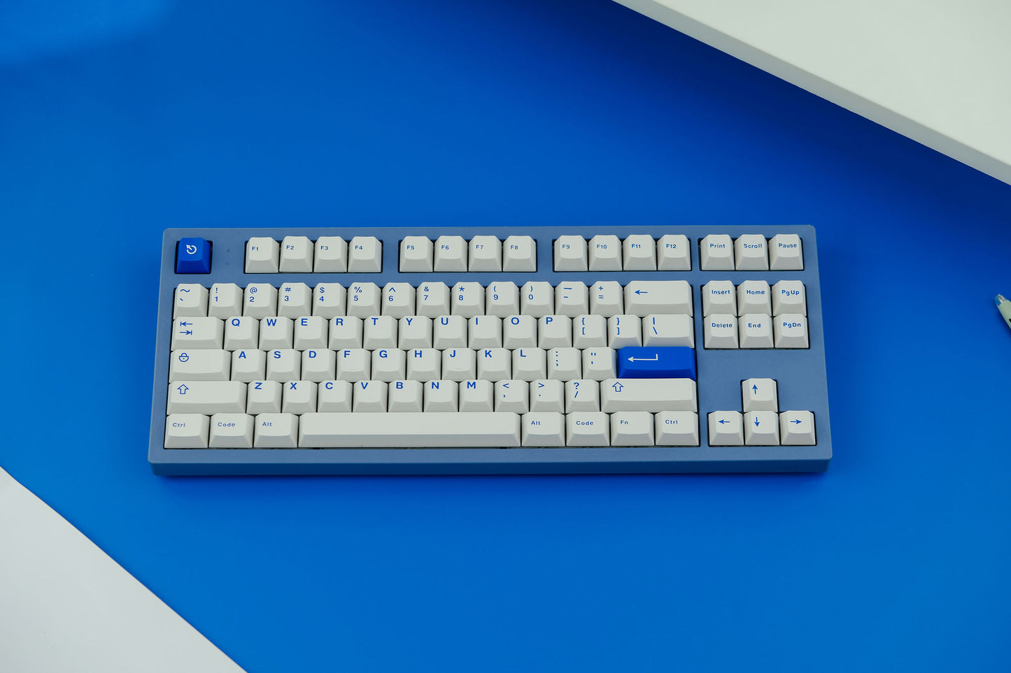 Aifei Icon Classic Blue Keycaps ABS Double Shot Keycaps Cherry Profile