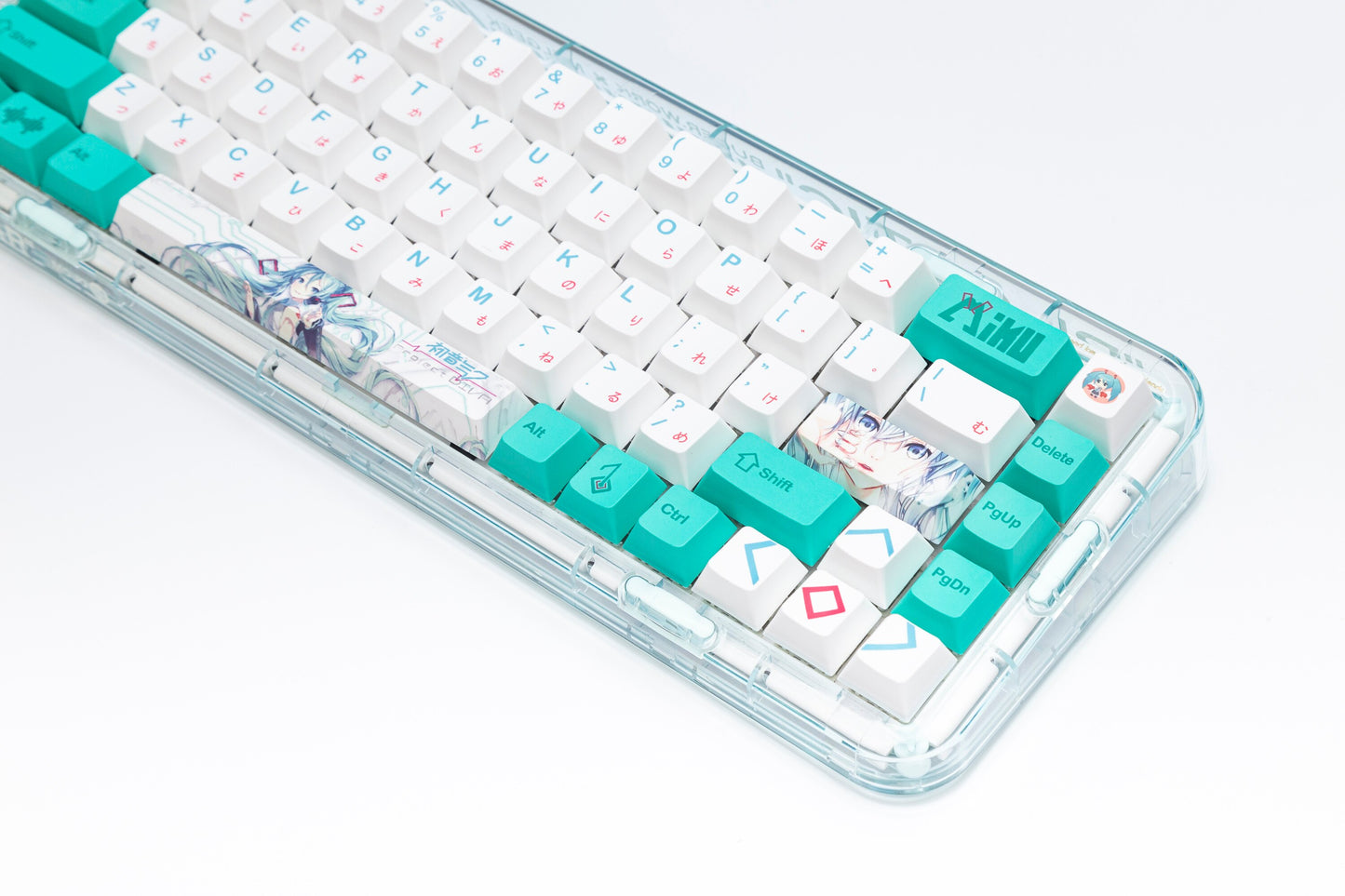 Miku Cherry profile PBT Keycaps