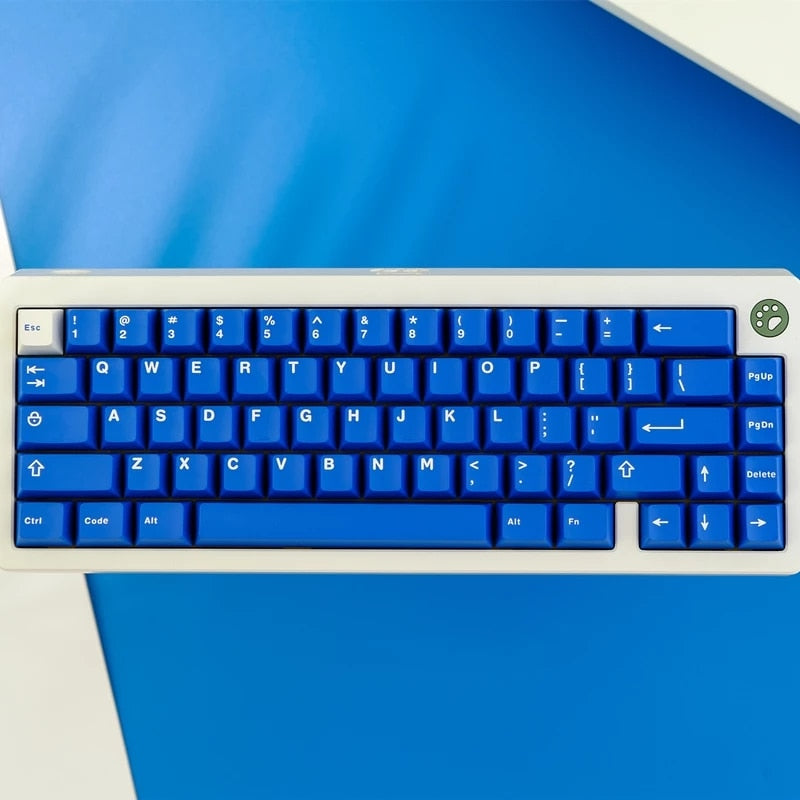 Aifei Icon Classic Blue Keycaps ABS Double Shot Keycaps Cherry Profile