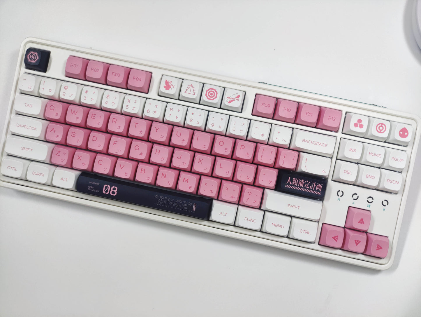 EVA 08 PBT XDA Profile Keycaps