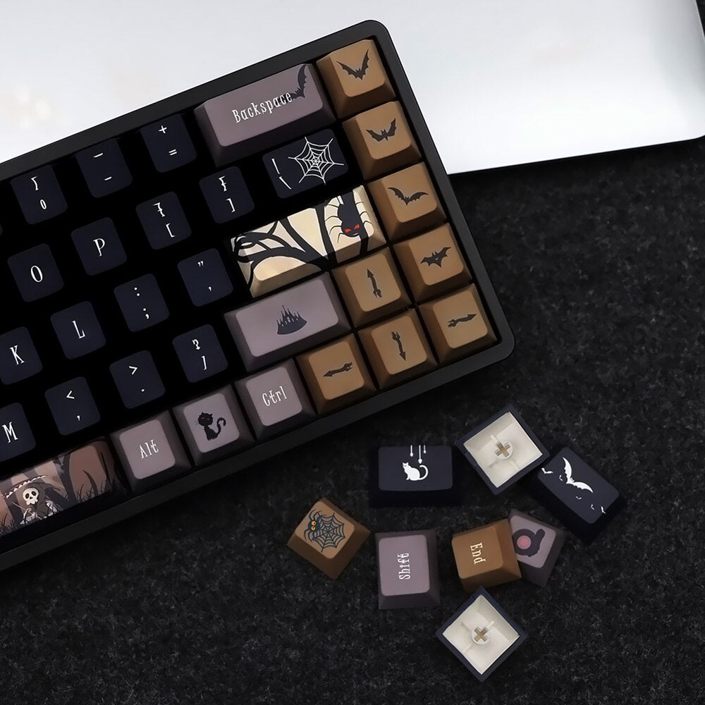 شبح الفضاء PBT Keycap الملف الشخصي الكرز