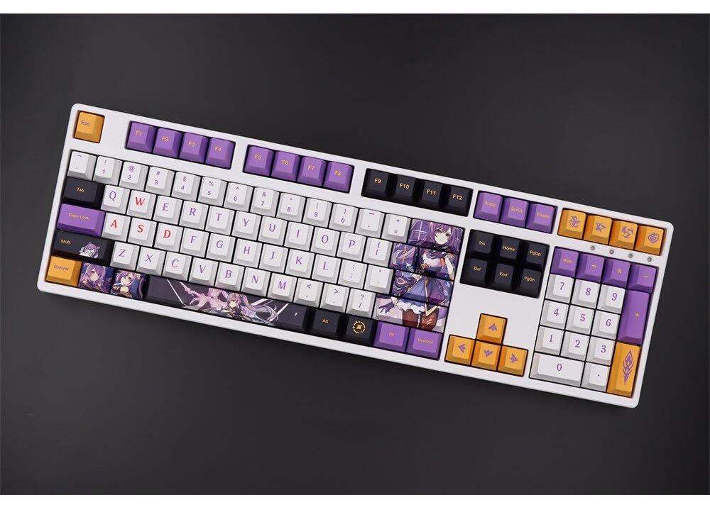 جينشين Ke Qing Cherry Profile PBT Keycaps