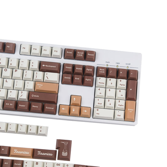 Tiramisu PBT Cherry Profile Keycaps