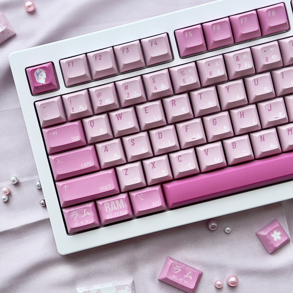 خادمة pinue KCA الملف الشخصي PBT Keycaps