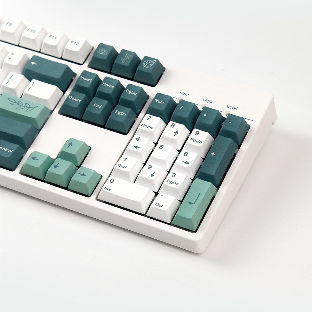 Botanical PBT Keycaps Cherry Profile